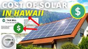 Cost of Solar Panels in Hawaii (2022)