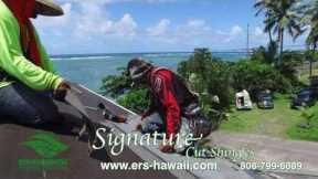 Hawaii Roofing Contractor ENVIRONMENTAL ROOFING SOLUTIONS Cascade install