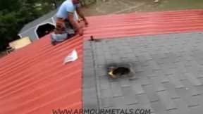 HOW TO MEASURE AND INSTALL MULTI RIB OR ARMOUR RIB METAL ROOFING PART 2