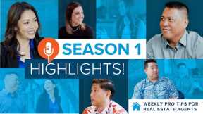 Season 1 Highlights for the Real Estate Better Together Podcast!