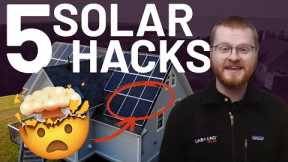 5 Secrets Solar Hacks — Install Solar the Right Way | Unbound Solar