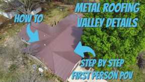 Exposed Fastener Metal Roofing Part 2 - Valley Details