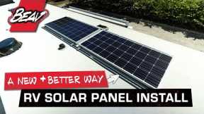 Installing Solar Panel System on a Solar Prepped RV