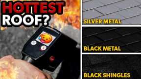 The HOTTEST Roof Might Surprise You - Metal Roof vs. Asphalt Shingles