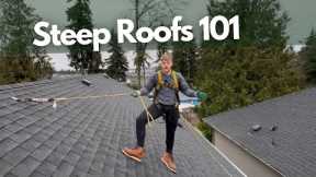 How To Work On A Steep Roof: The Right Tools & Tips