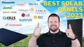 The Best Solar Panels in 2023! Top 5 Models Revealed