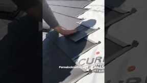 PermaLock Aluminum Shingle installation #shorts #metal #roof #roofer #roofing #roofershelper