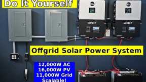 How to Build Expandable Off-grid Solar Systems w/ EG4 6000XP