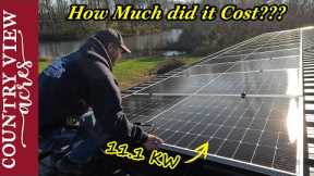 Total Cost Breakdown of our Solar Power System & How Many Years to Pay for Itself.