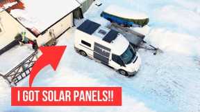 INSTALLING Solarpanels On My Van Roof | Finally Some Power! | One Road   EP9