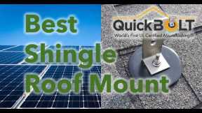 The Best Solar Roofing Anchors! (For a shingled roof)