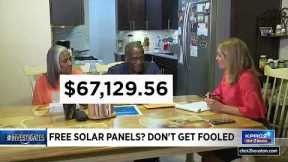 Free solar panels? Don't get fooled