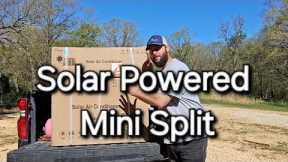 Solar Powered Air Conditioner Installation #solarpanels #solar
