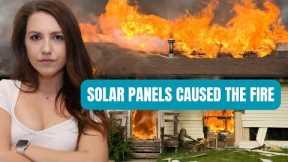 Solar Panel Fire Prevention Tips You Need! / BEFORE AND AFTER GOING SOLAR!