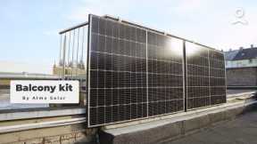 Solar panel kit for balcony - By ALMA SOLAR (ENG)