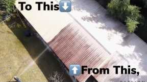 How To Clean A Metal Roof, Start to Finish