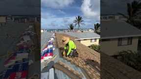 Nailing it at the Top! Residential roofing in Oahu. #asmr #roofing #oahu FBC roofing Hawaii