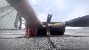 Insurance Adjuster says roof is repairable. 😂 See how this inspection is ignored & denied?