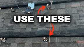The BEST WAY To Attach Solar Panels To A Shingle Roof
