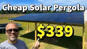 Cheapest DIY Solar Pergola Build Ever - With Sirius 415 Watt Solar Panels