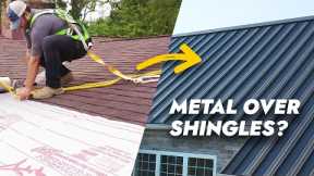Can You Install a Metal Roof Over a Shingle Roof? 3 Things to Know