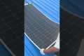 Flexible solar panels install easily
