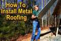 Installing Metal Roofing Panels-Metal 