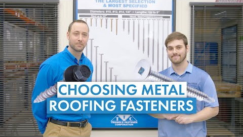 Buying Metal Roofing Fasteners: Types, Substrates, Materials, Coatings