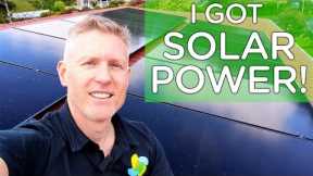 I got HEAPS of solar panels installed!