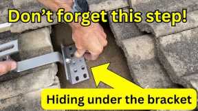 Install solar panel Roof Hooks on tile roof (tile mounting bracket)
