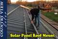 Installing Solar Roof Racking for an