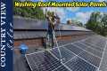 Safely Washing Roof Mounted Solar