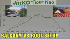 How Solar Panels Should Be Positioned On The Roof | Balcony Setup Comparison | Tagalog