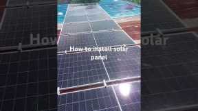 Easy way to install solar, solar on roof, solar panel, #installsolar
