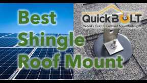 The Best Solar Roofing Anchors! (For a shingled roof)