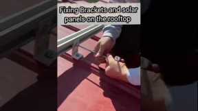 How to install solar panels on the rooftop easily
