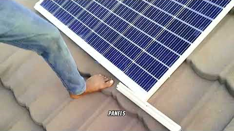 how to install solar panels on the roof using aluminium interlocks!.