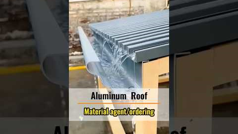 With this, who would install asphalt shingle roofs? #aluminum #aluminumroof #metalroof #roof