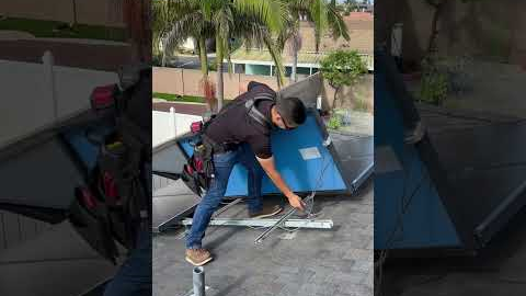 Horrible Solar Panel Installation! #construction #contractor #roofing