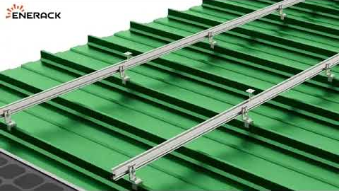 Enerack KR 18 metal roof standing seam clamp installation   solar panel mounting #howto