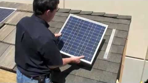 DIY SOLAR PANEL INSTALL SHINGLE ROOF FREE POWER HIGH POWERED SOLAR SYSTEM