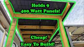 Solar Panel Pergola For Mounting Solar Panels!  Hyperion By Runergy 400W Panels