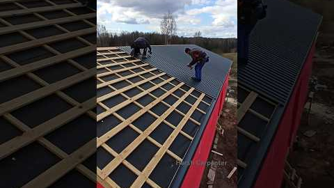 Correct Installation And Cutting Of Metal Profile Roofing