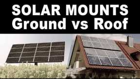 Ground vs Roof Mount Solar Panels:  Which is Better?