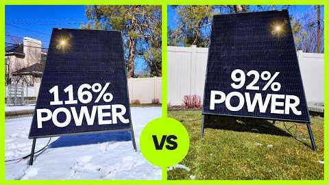 Bifacial Solar Panels vs. SNOW: The Results Are INSANE