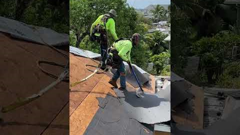 Full roof replacement on a 2 story home