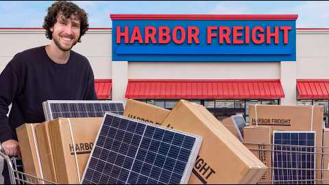 I Tried Every Solar Panel at Harbor Freight