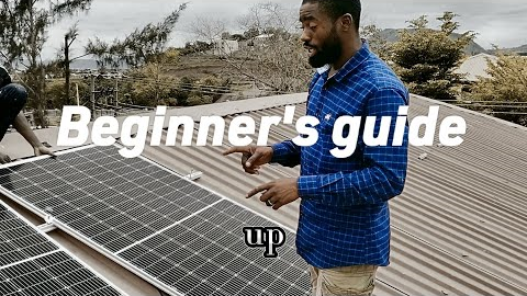 How to install solar panels using aluminium interlock (tutorial 1)