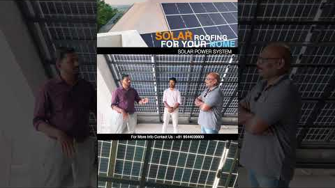 Solar Truss Roof Kerala | Solar Panels For Home With Inverter & Battery Malayalam | KSEB Subsidy