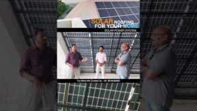 Solar Truss Roof Kerala | Solar Panels For Home With Inverter & Battery Malayalam | KSEB Subsidy